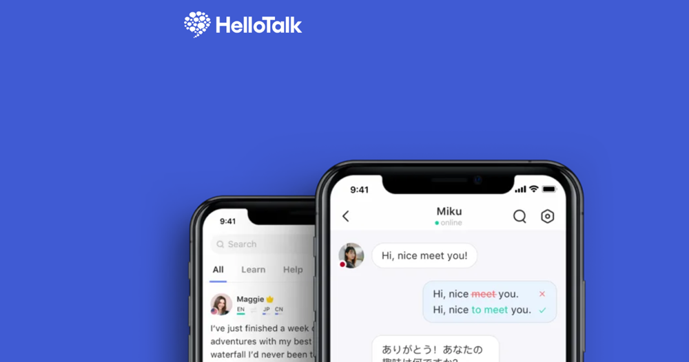 HelloTalk screenshot