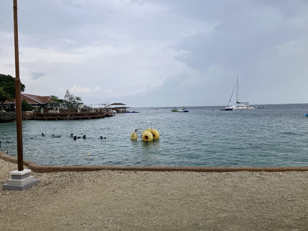 Beach at the resort